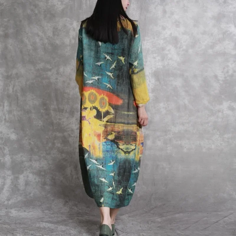 2018-floral-long-linen-dress-oversized-long-sleeve-traveling-clothing-vintage-brief-kaftans