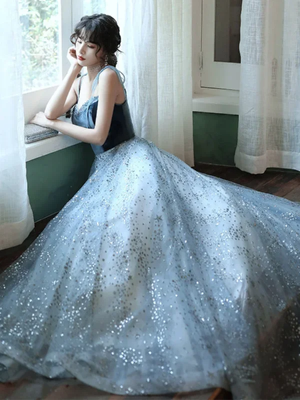 a-line-blue-tulle-sequin-long-prom-dress-blue-evening-dress