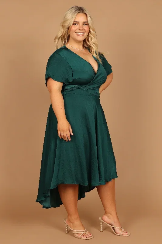 amanda-hi-lo-tie-front-dress-emerald