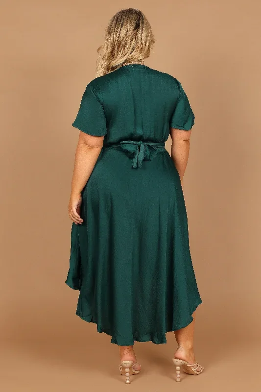 amanda-hi-lo-tie-front-dress-emerald