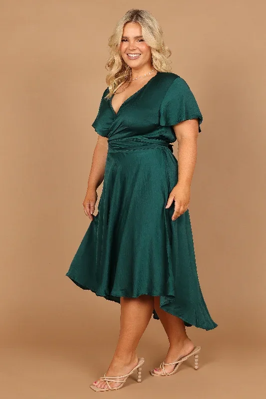 amanda-hi-lo-tie-front-dress-emerald