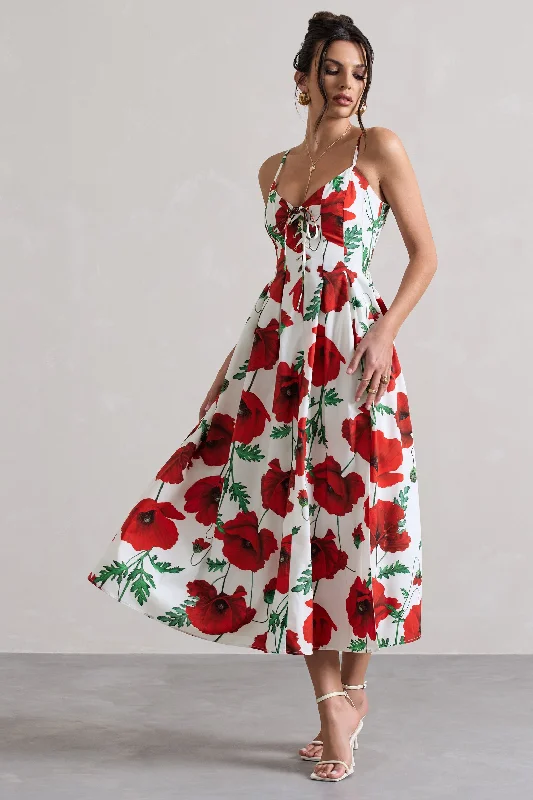 ardea-poppy-print-strappy-lace-up-split-midi-dress-cl134711246