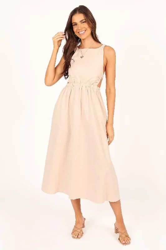 aubrey-cutout-midi-dress-beige