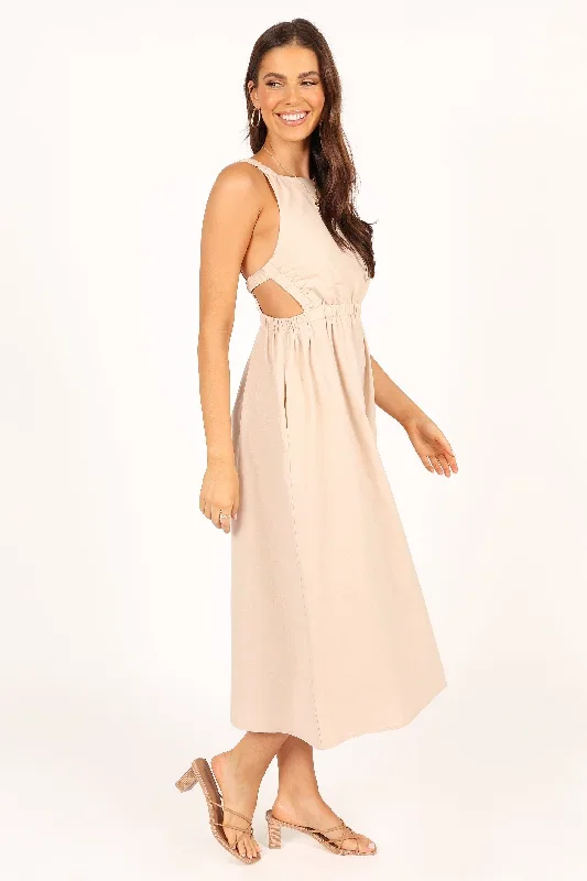 aubrey-cutout-midi-dress-beige