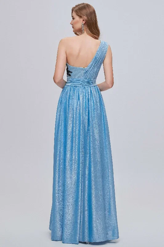 blue-one-shoulder-bustier-a-line-long-prom-gown