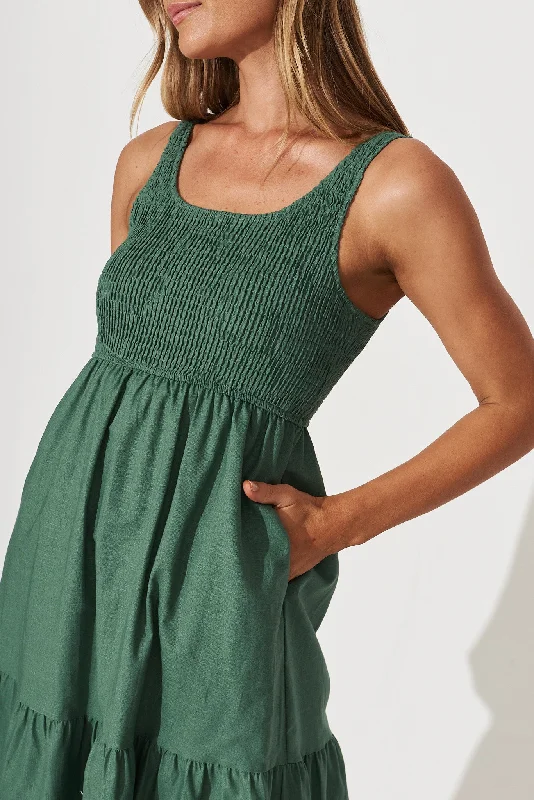 caribbean-midi-dress-in-green-cotton-linen