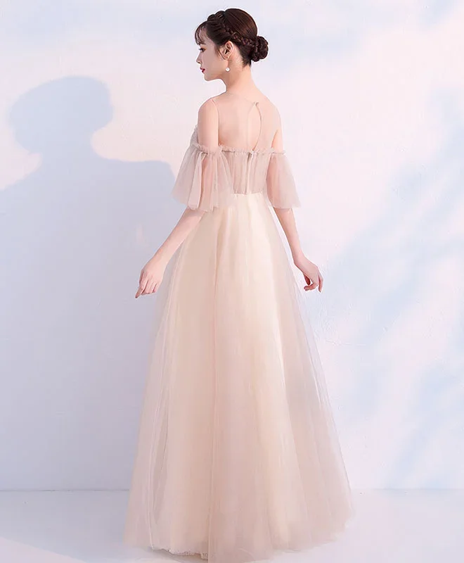 champagne-round-neck-tulle-long-prom-dress-champagne-tulle-evening-dress