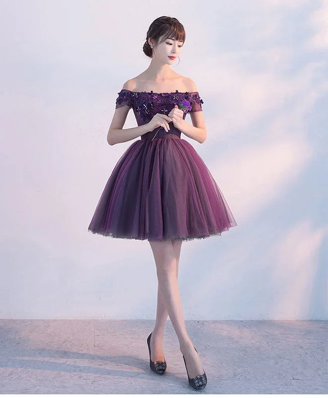 cute-a-line-purple-off-shoulder-short-prom-dress-homecoming-dress