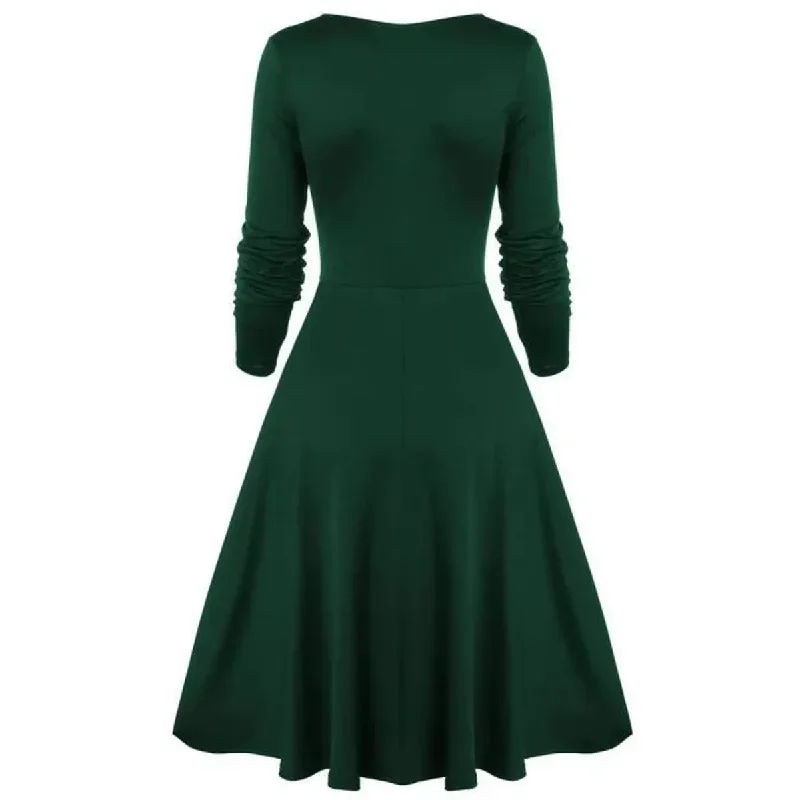 green-1950s-lace-patchwork-swing-dress