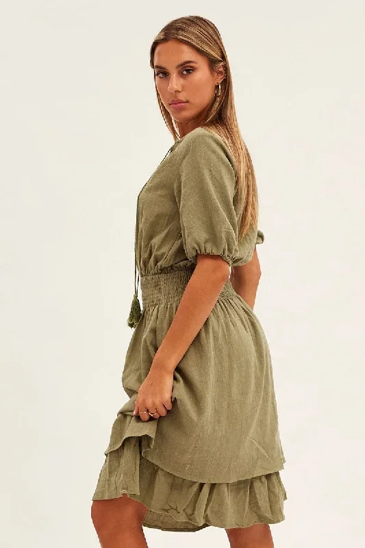 green-midi-dress-short-sleeve-v-neck-ale1269-34b