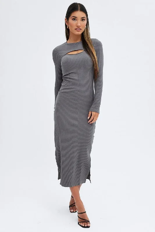 grey-midi-dress-long-sleeve-mock-neck-cut-out-bodycon-dd1689-84cb-3