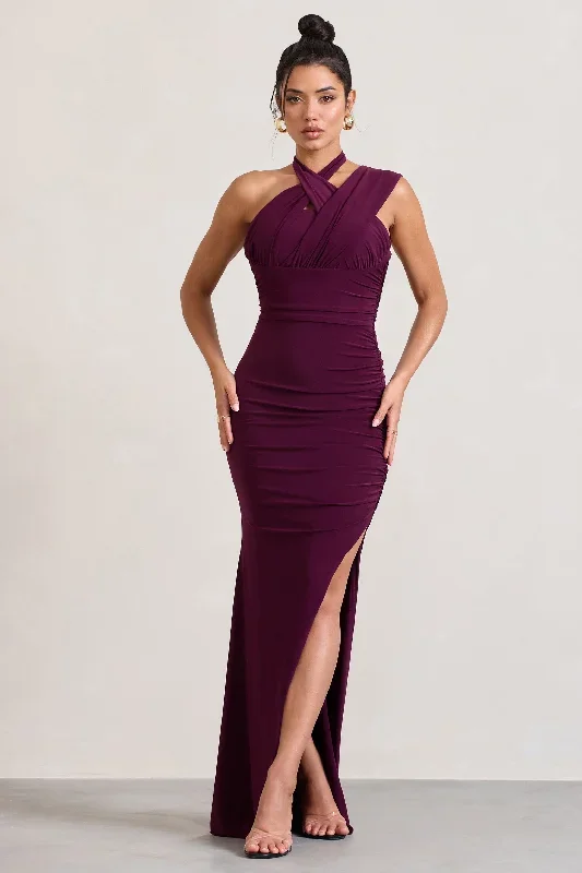 ignite-burgundy-strappy-halter-neck-asymmetric-maxi-dress-cl128991067