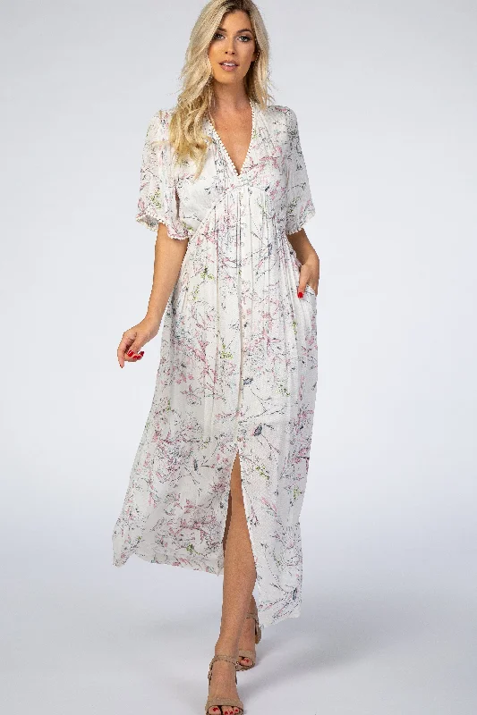 ivory-floral-button-front-maternity-maxi-dress