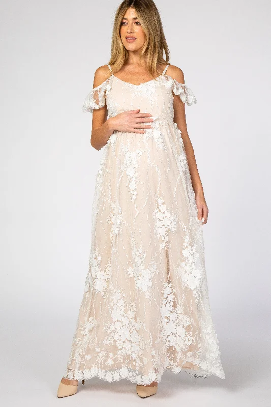 ivory-floral-embroidered-mesh-maternity-evening-gown