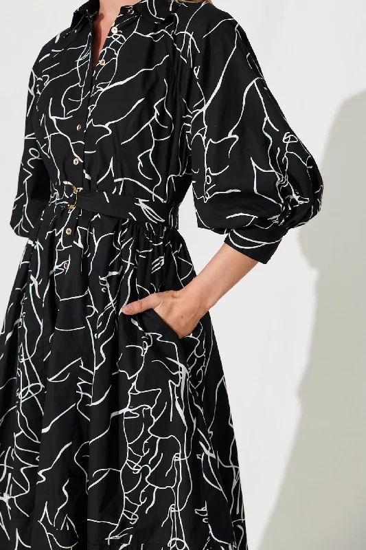 jenna-midi-shirt-dress-in-black-with-white-print-cotton