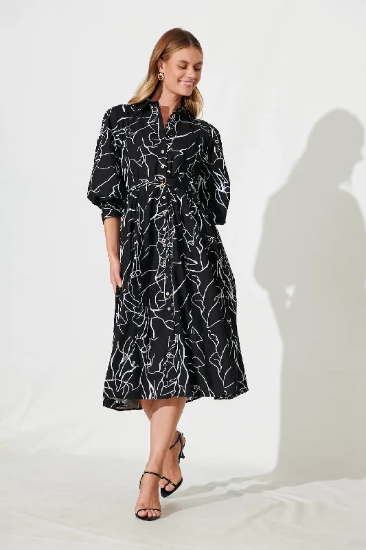 jenna-midi-shirt-dress-in-black-with-white-print-cotton