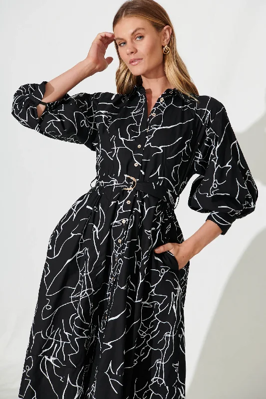 jenna-midi-shirt-dress-in-black-with-white-print-cotton