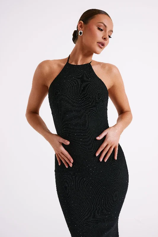 kali-hot-fix-mesh-halter-maxi-dress-black