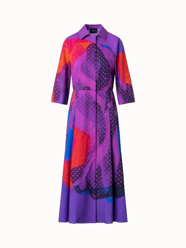 knee-long-multicolor-shirt-dress-with-superimposition-print-purple-multicolor