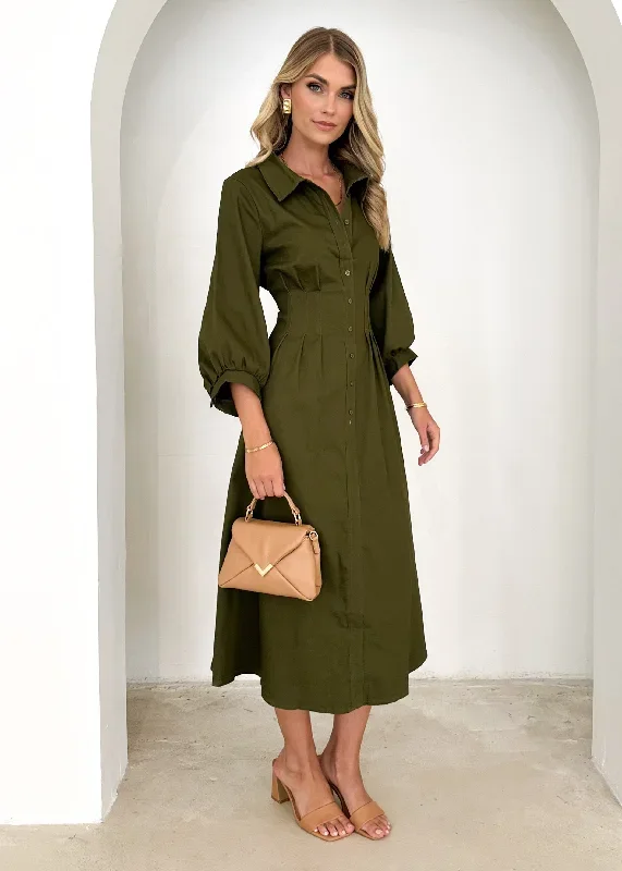 kourt-midi-dress-khaki