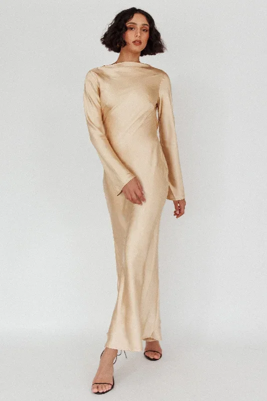 lavera-open-back-long-sleeve-dress-beige