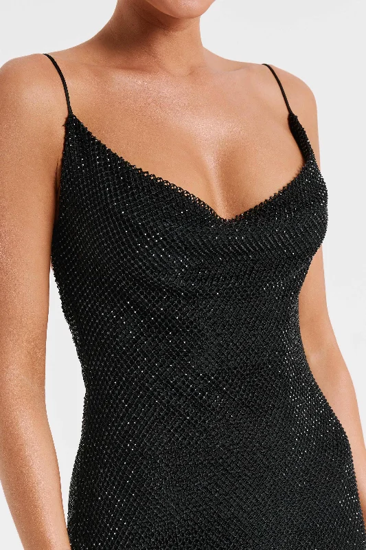 madelaine-diamante-mesh-cowl-maxi-dress-black