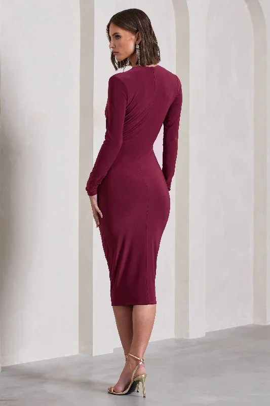 marcia-burgundy-bodycon-plunge-neck-midi-dress-cl129785069