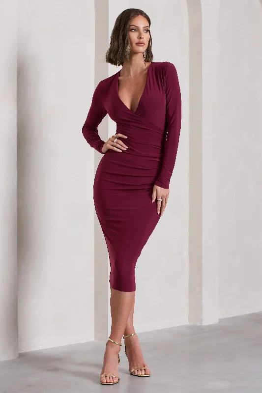 marcia-burgundy-bodycon-plunge-neck-midi-dress-cl129785069