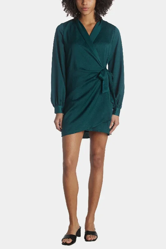 Modern Love Wrap Mini Dress