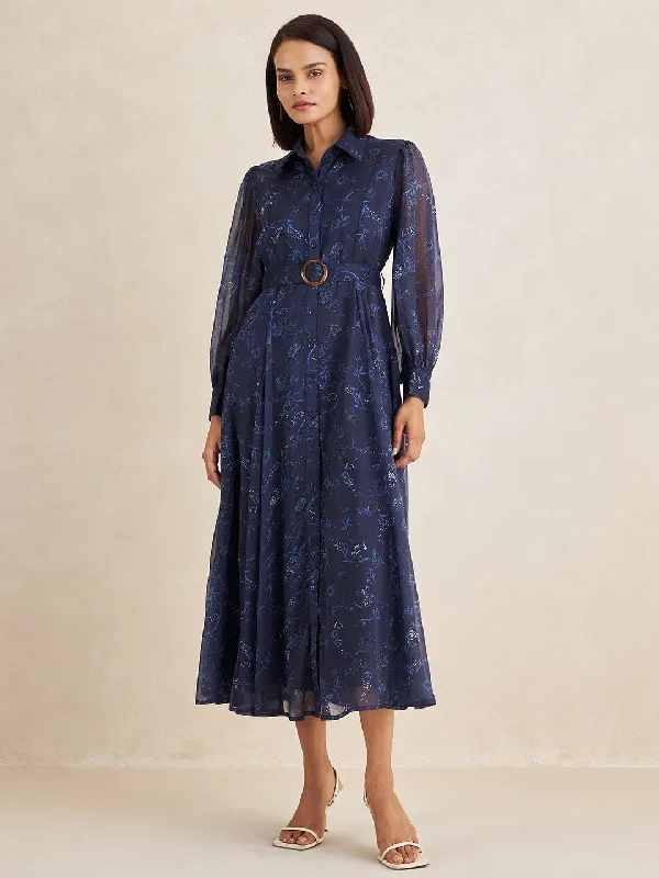 navy-floral-print-button-down-belted-maxi-dress-ff-5102