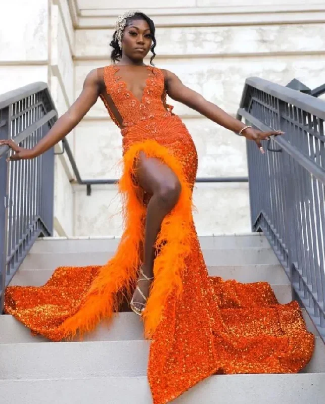 orange-sparkly-african-evening-reception-dresses-for-women-luxury-diamond-crystal-feather-slit-prom-gown-vestidos-de-fiesta-1