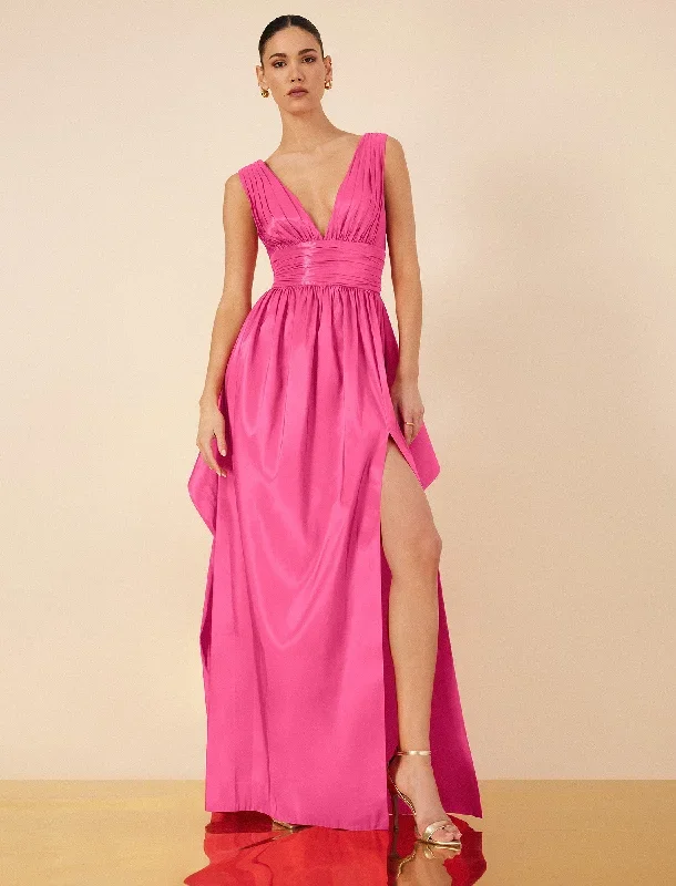 phoenix-plunging-v-neck-gown