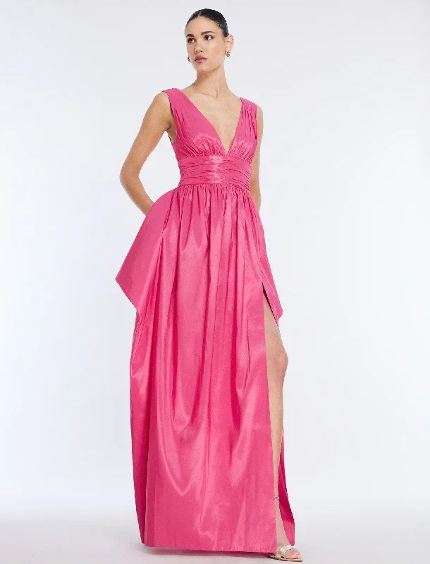 phoenix-plunging-v-neck-gown