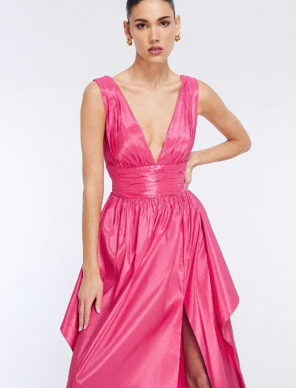 phoenix-plunging-v-neck-gown