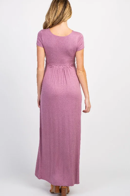 pinkblush-mauve-draped-maternity-nursing-maxi-dress