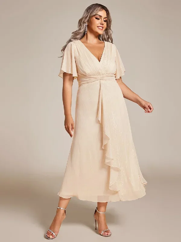 plus-size-twist-knot-louts-leaf-long-sleeve-a-line-evening-dress-ee01977