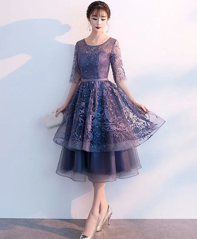 purple-tulle-lace-short-prom-dress-cocktail-dress