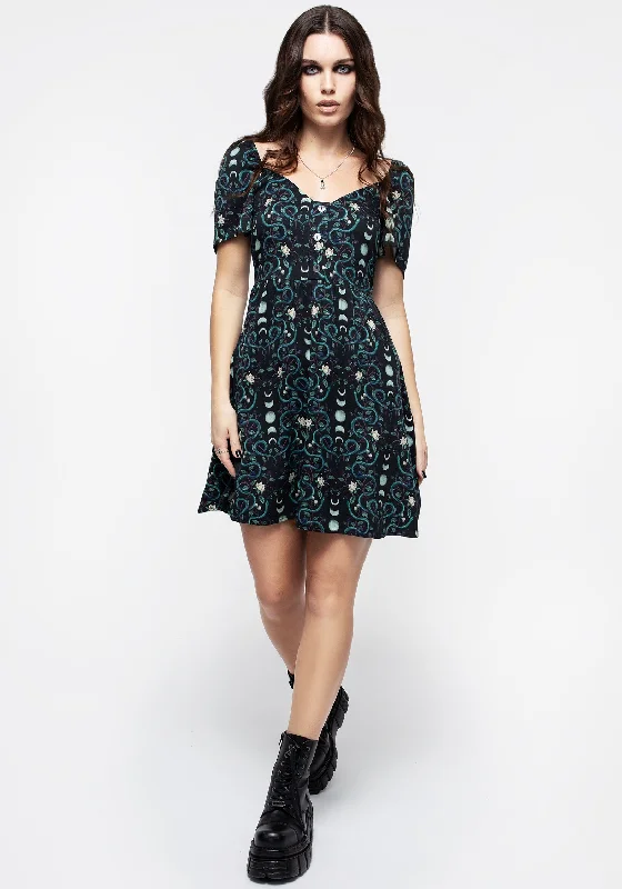 pythia-print-button-front-mini-dress