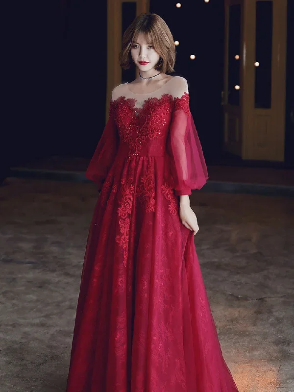 red-a-line-tulle-lace-long-prom-dress-tulle-lace-evening-dress