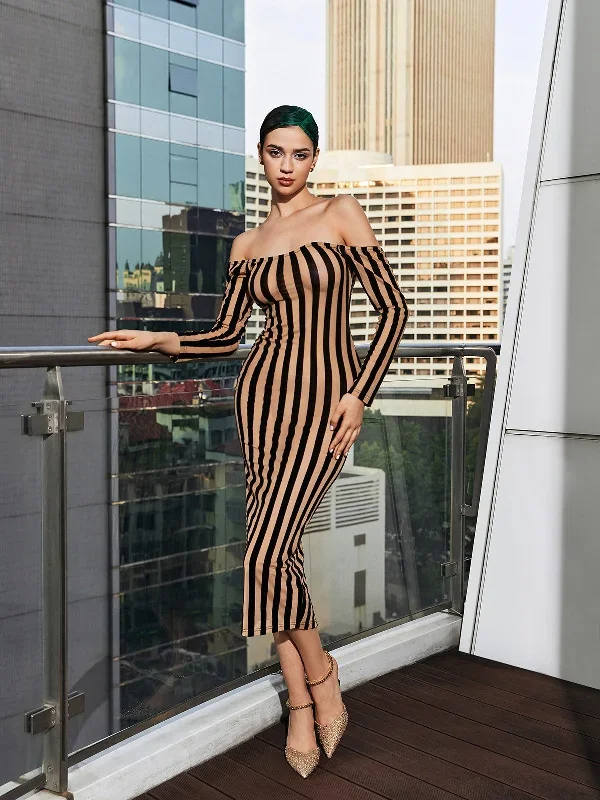 rhya-off-shoulder-stripe-mesh-dress