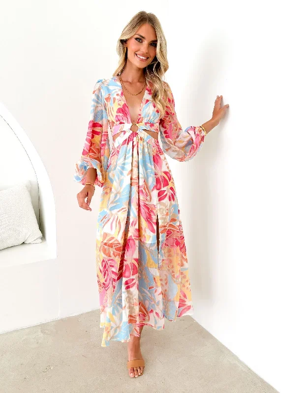 Rita Maxi Dress - Seaside Palm