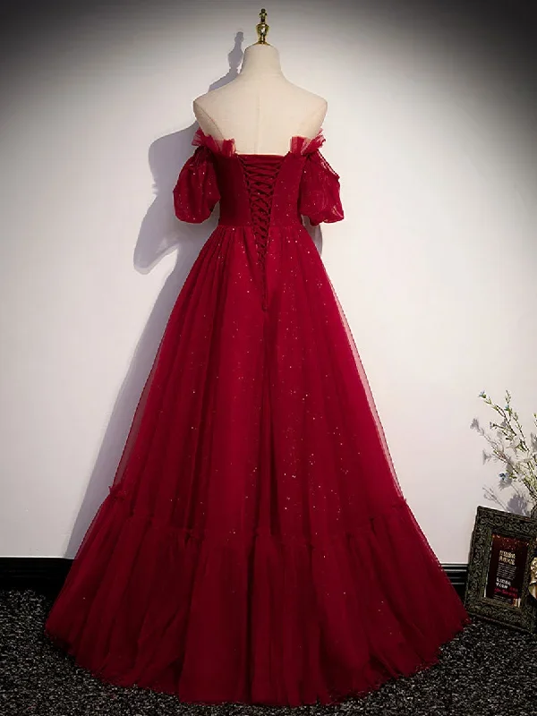 simple-burgundy-tulle-long-prom-dress-a-line-burgundy-evening-dress