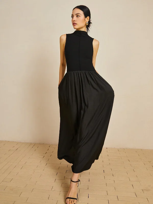 solid-mock-neck-sleeveless-long-dress