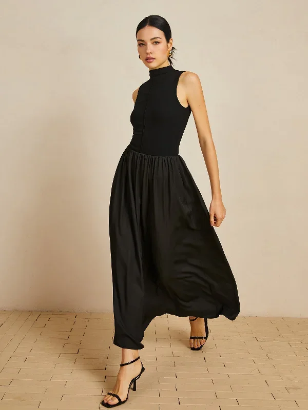 solid-mock-neck-sleeveless-long-dress