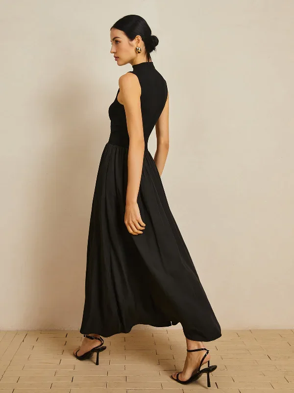 solid-mock-neck-sleeveless-long-dress